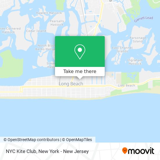 NYC Kite Club map