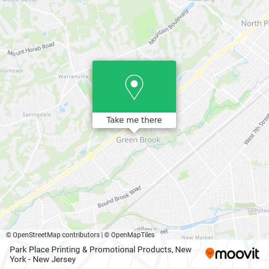 Mapa de Park Place Printing & Promotional Products