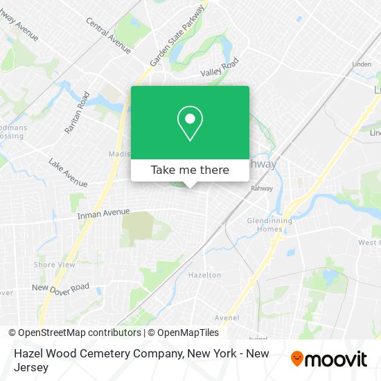 Mapa de Hazel Wood Cemetery Company