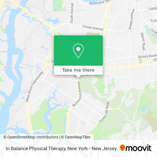 Mapa de In Balance Physical Therapy