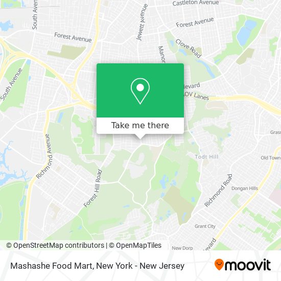Mashashe Food Mart map