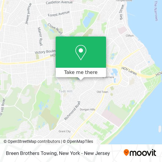 Mapa de Breen Brothers Towing