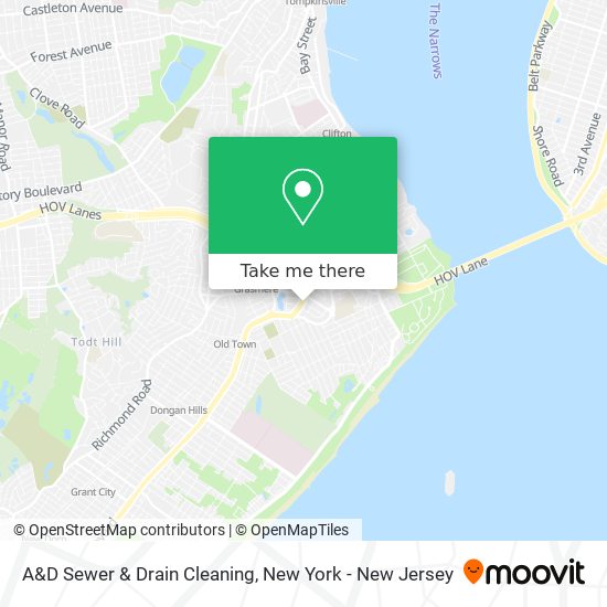 A&D Sewer & Drain Cleaning map