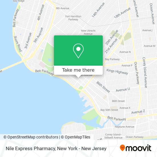 Mapa de Nile Express Pharmacy