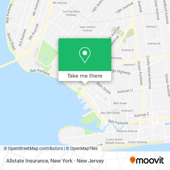 Mapa de Allstate Insurance