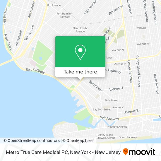 Mapa de Metro True Care Medical PC