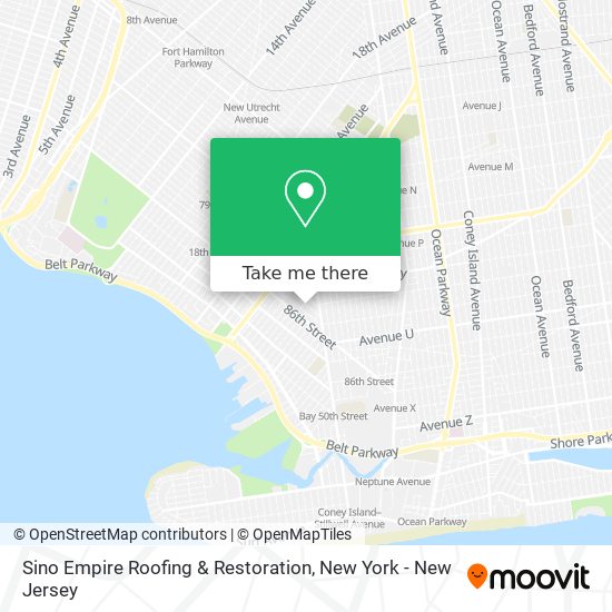 Mapa de Sino Empire Roofing & Restoration