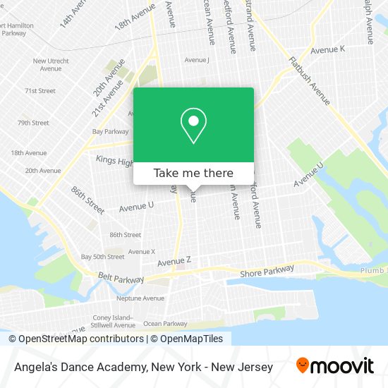 Angela's Dance Academy map