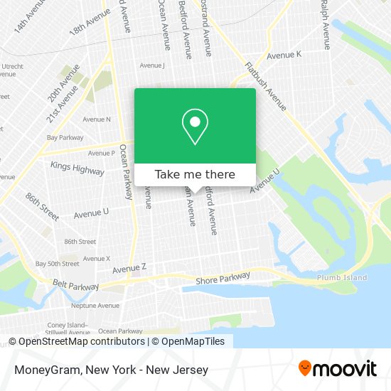 MoneyGram map