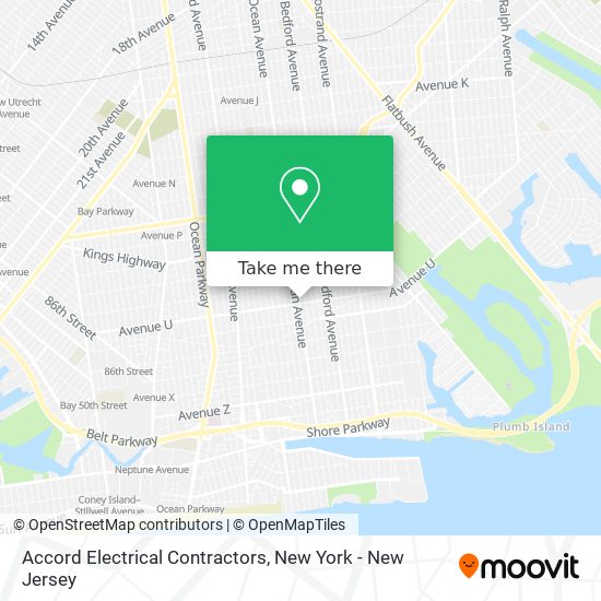 Accord Electrical Contractors map