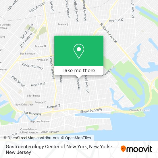 Gastroenterology Center of New York map