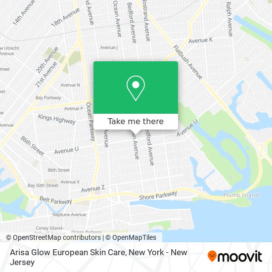 Arisa Glow European Skin Care map