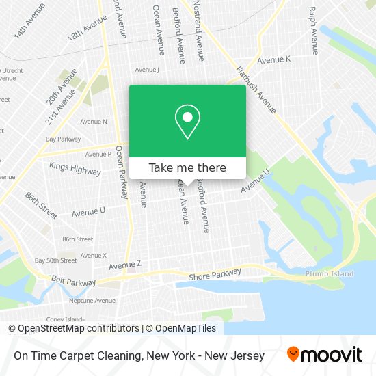 On Time Carpet Cleaning map