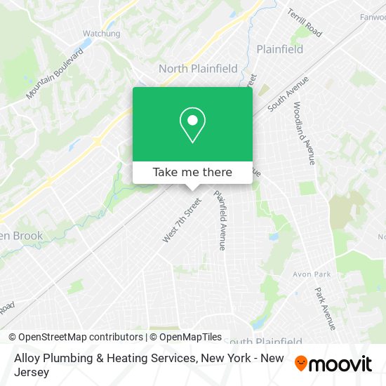 Alloy Plumbing & Heating Services map