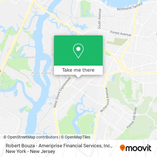 Robert Bouza - Ameriprise Financial Services, Inc. map