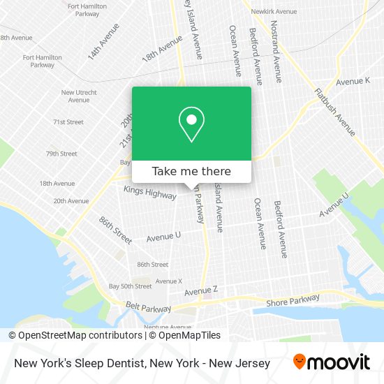 New York's Sleep Dentist map