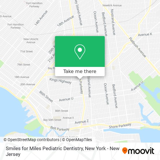 Mapa de Smiles for Miles Pediatric Dentistry