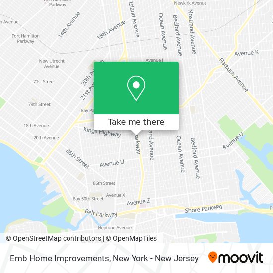 Emb Home Improvements map