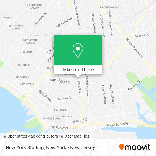 New York Staffing map