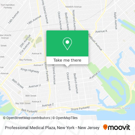 Mapa de Professional Medical Plaza