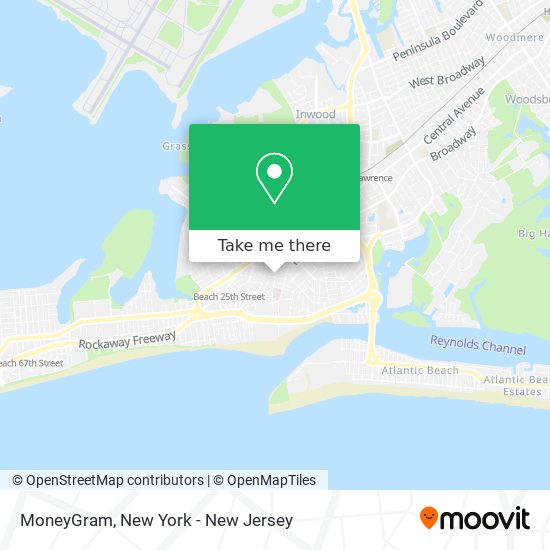 MoneyGram map