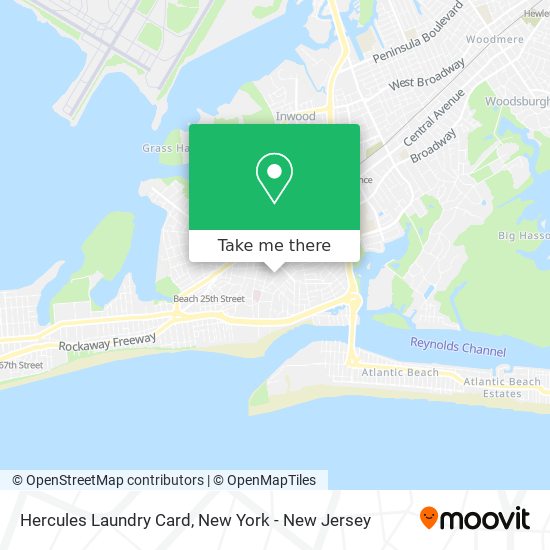 Hercules Laundry Card map