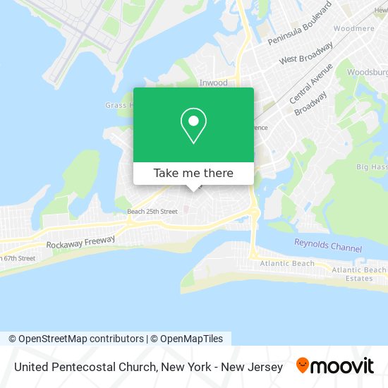 United Pentecostal Church map