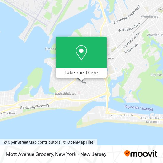 Mott Avenue Grocery map