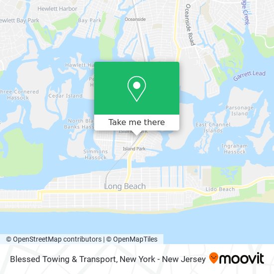 Blessed Towing & Transport map