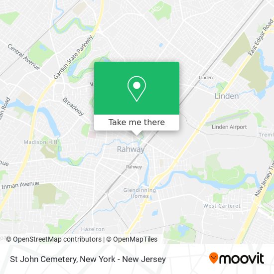 Mapa de St John Cemetery