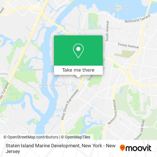 Staten Island Marine Development map