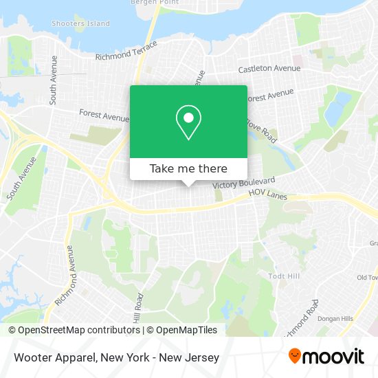 Wooter Apparel map