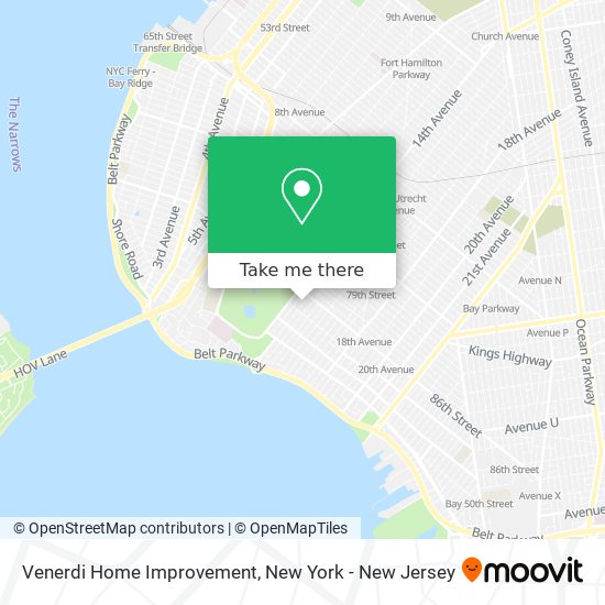 Mapa de Venerdi Home Improvement