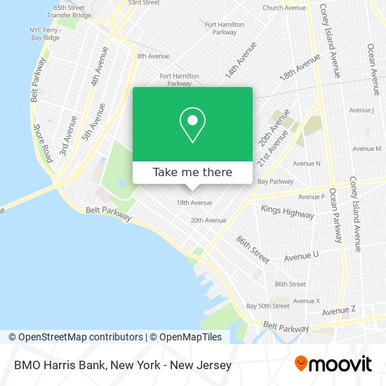 BMO Harris Bank map