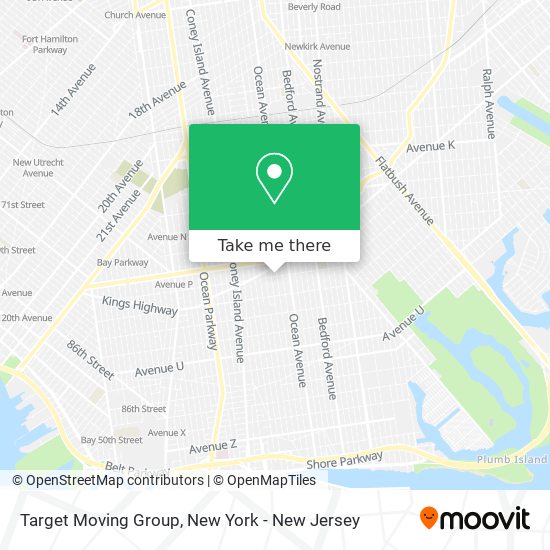 Target Moving Group map