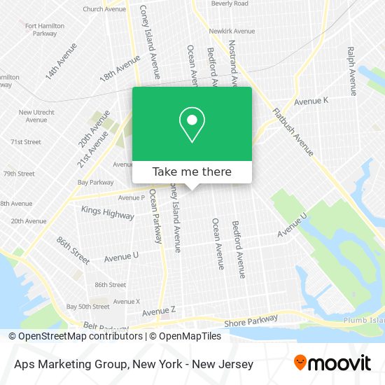 Aps Marketing Group map