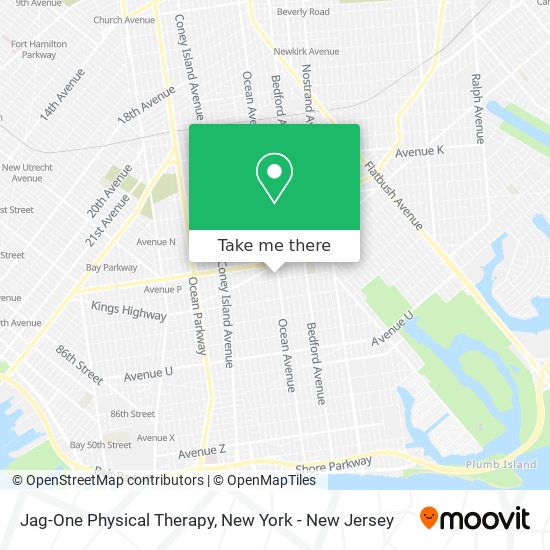 Jag-One Physical Therapy map