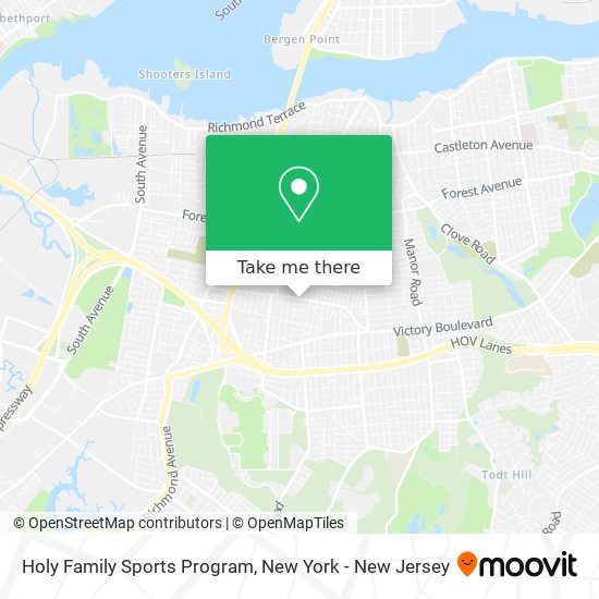 Mapa de Holy Family Sports Program