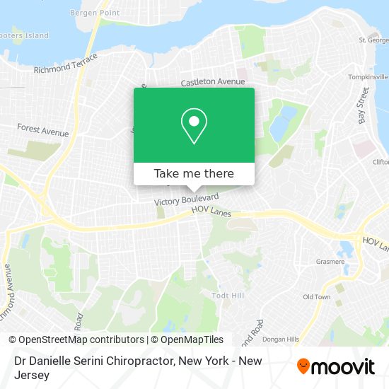 Mapa de Dr Danielle Serini Chiropractor