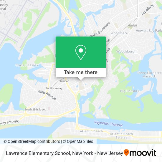 Lawrence Elementary School map