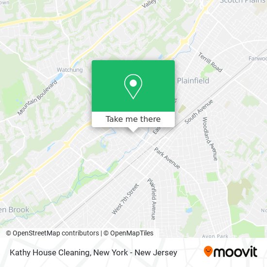 Kathy House Cleaning map
