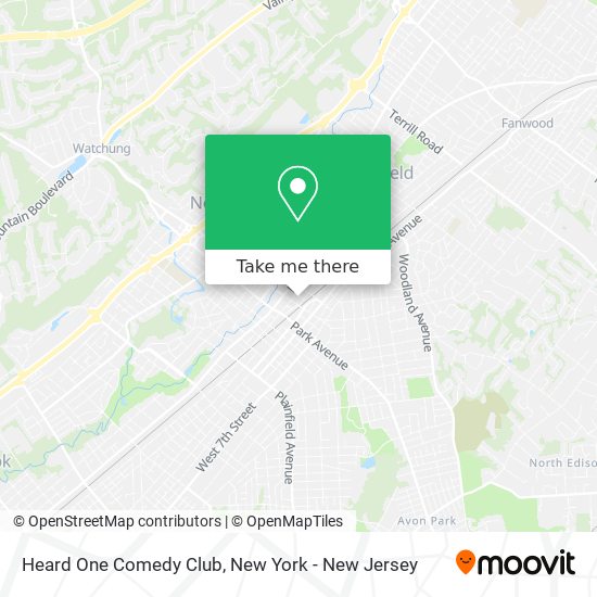 Mapa de Heard One Comedy Club