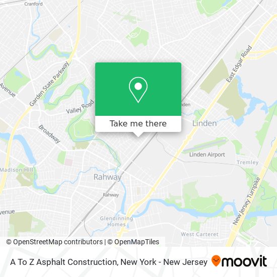 A To Z Asphalt Construction map