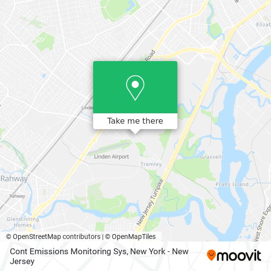 Cont Emissions Monitoring Sys map