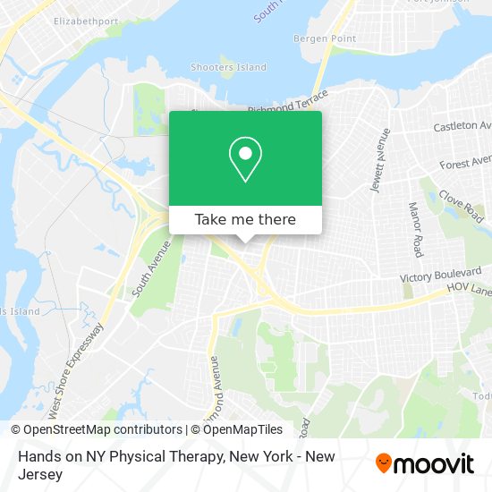 Mapa de Hands on NY Physical Therapy