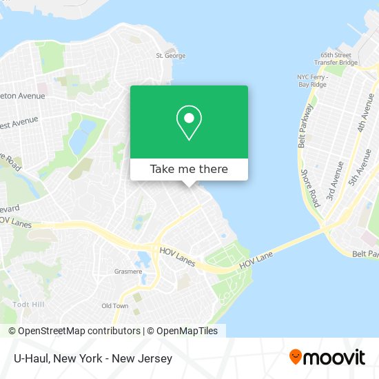 U-Haul map