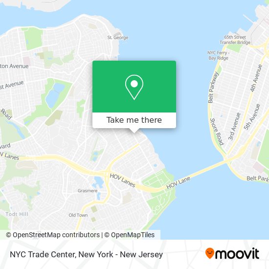 NYC Trade Center map