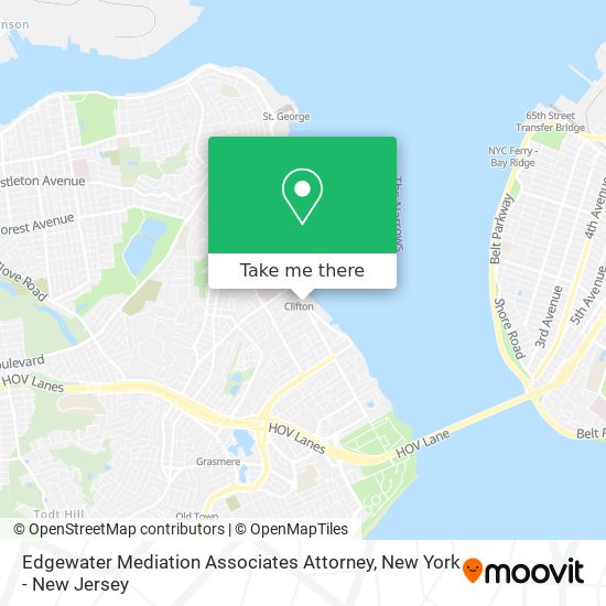 Mapa de Edgewater Mediation Associates Attorney