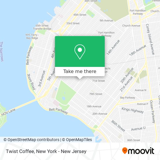 Twist Coffee map