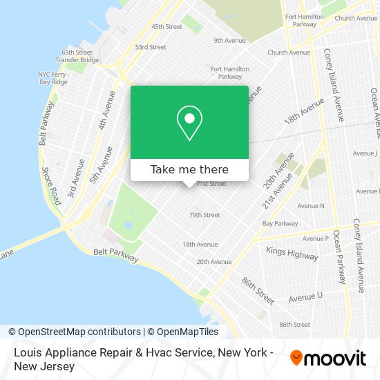 Mapa de Louis Appliance Repair & Hvac Service